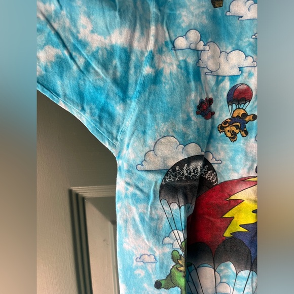 Vintage 1993 Grateful Dead skydiving, dancing bears tie-dye T-shirt - Picture 11 of 16